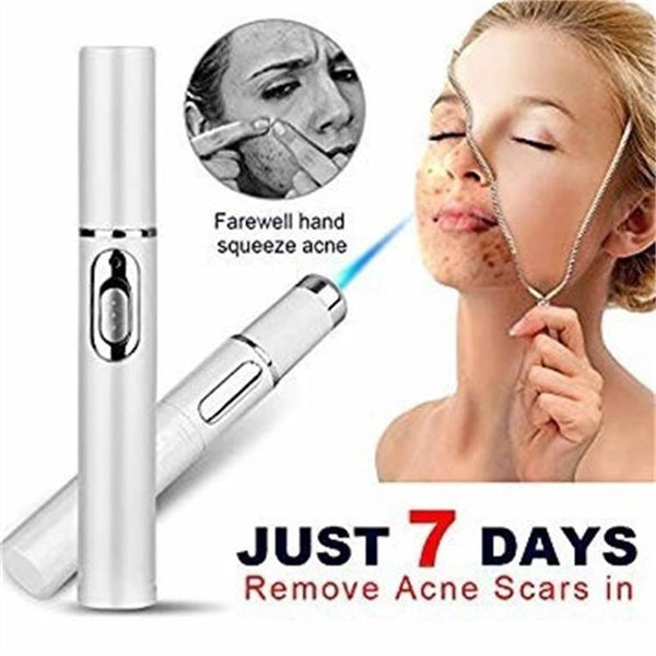 Blue Light Therapy Acne Laser Pen Soft Scar Wrinkle Removal Treatment Device Skin Care Beauty Equipment - almoes.inc
